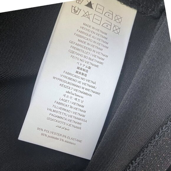 MICHAEL Michael Kors Black Sparkle Top M/L Womens Stretch Jersey Evening Top - Picture 7 of 7